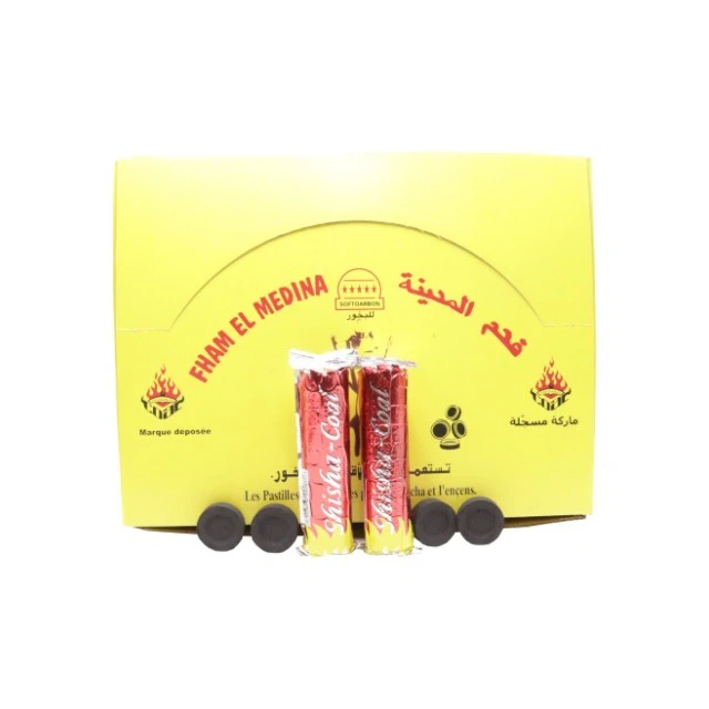 Instant Light Charcoal 33mm Round For Shisha